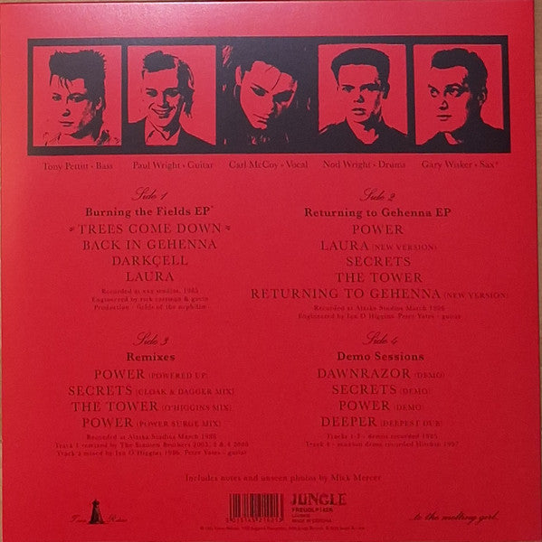 Fields Of The Nephilim - Burning The Fields L.P - New 2 LP Record Store Day 2024 Jungle Red Vinyl & Inserts - Goth Rock - Shuga Records