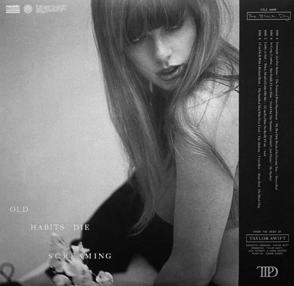 Taylor Swift - The Tortured Poets Department - New 2 LP Record 2024 Republic The Black Dog Vinyl & Book - Synth-pop / Pop Rock - Shuga Records
