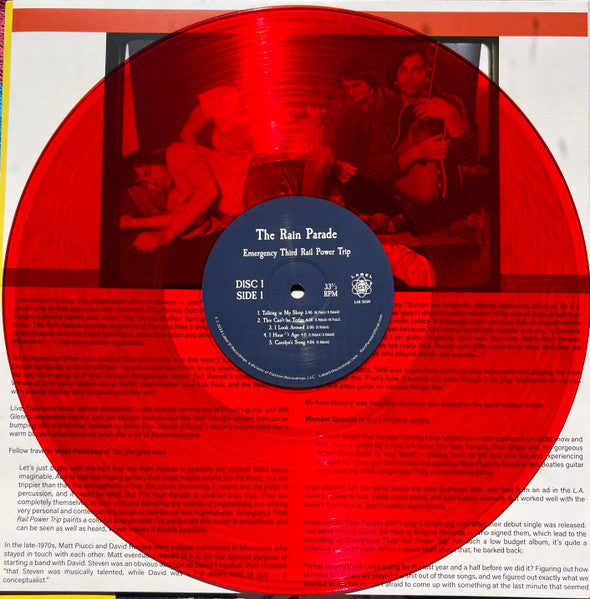 The Rain Parade - Emergency Third Rail Power Trip (1983) - New 2 LP Record Store Day 2024 Label 51 Red And Yellow Vinyl - Psych Rock / Jangle Pop - Shuga Records