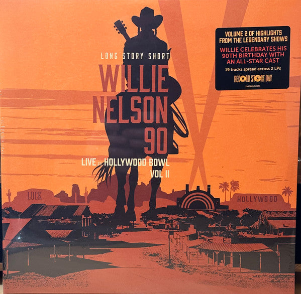 Various - Long Story Short - Willie Nelson 90 - Live At The Hollywood Bowl Vol II - New 2 LP Record Store Day 2024 Blackbird Sony RSD Vinyl - Country / Honky Tonk - Shuga Records