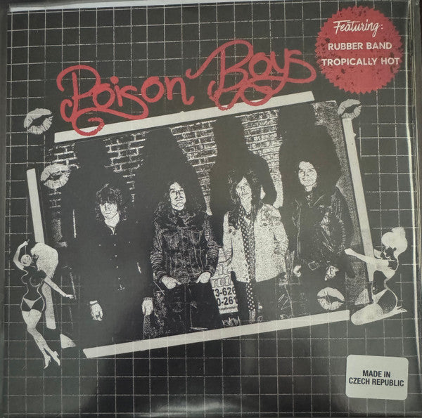 Poison Boys, Thunder Roads - Split - New 7" Single Record 2024 Sioux Vinyl - Chicago Punk / Rock & Roll - Shuga Records