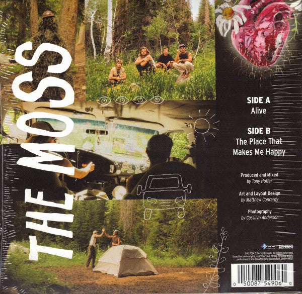 The Moss - Alive / The Place That Makes Me Happy - New 7" Single Record Store Day 2024 Hollywood S-Curve RSD Vinyl - Indie Rock - Shuga Records