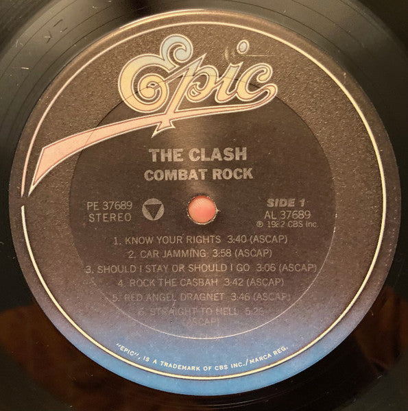 The Clash - Combat Rock (1982) - Mint- LP Record 1984 Epic USA Vinyl - Punk / Rock / Dub - Shuga Records