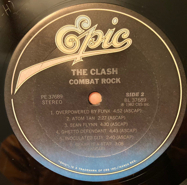 The Clash - Combat Rock (1982) - Mint- LP Record 1984 Epic USA Vinyl - Punk / Rock / Dub - Shuga Records
