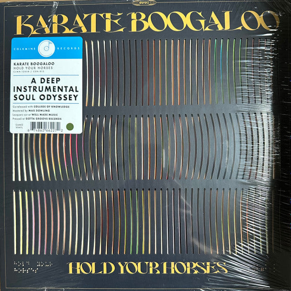 Karate Boogaloo - Hold Your Horses - New LP Record 2024 Colemine Camo Vinyl - Soul / Psychedelic