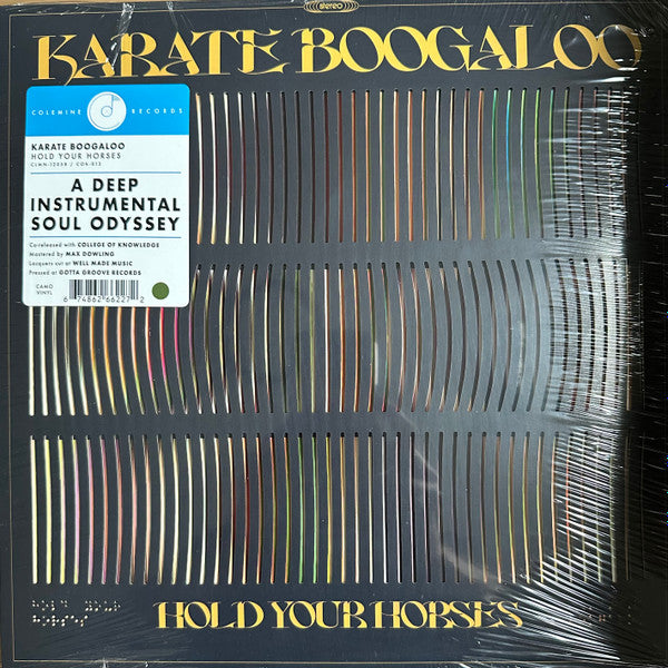 Karate Boogaloo - Hold Your Horses - New LP Record 2024 Colemine Camo Vinyl - Soul / Psychedelic - Shuga Records