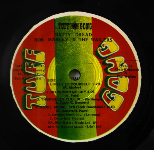 Bob Marley & The Wailers - Natty Dread (1974) - Mint- LP Record 1979 Tuff Gong Jamaica Vinyl - Reggae - Shuga Records