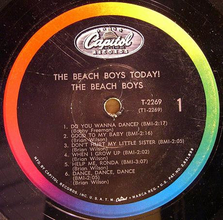 The Beach Boys - The Beach Boys Today! - VG+ LP Record 1965 Capitol USA Mono Original Vinyl - Pop Rock / Surf - Shuga Records
