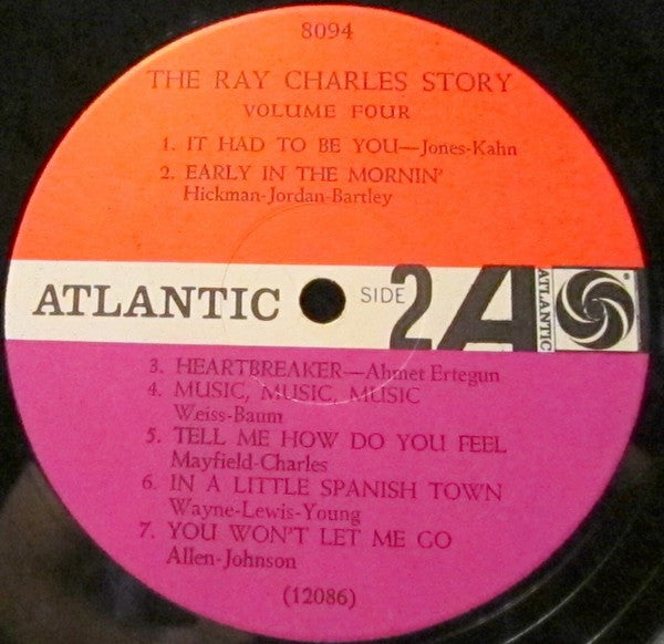 Ray Charles - The Ray Charles Story (Volume 4) - Mint- LP Record 1962 Atlantic USA Mono RARE Vinyl - Soul / Rhythm & Blues - Shuga Records