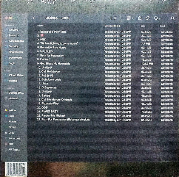 JPEGMAFIA / Devon Hendryx - The Ghost Pop Tape (2023) - New 2 LP Record 2024 Godmode Blue Vinyl - Experimental Hip Hop / Glitch / Cloud Rap