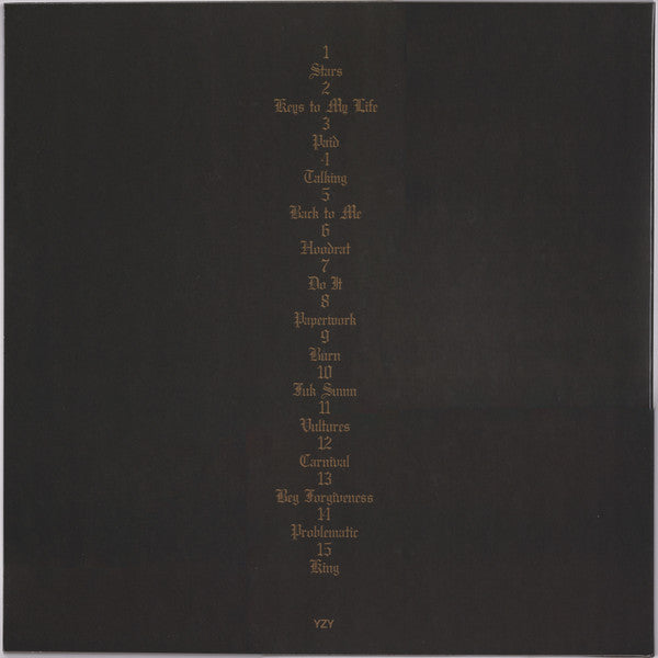 Kanye West / Ty Dolla $ig / ¥$ - Vultures 1 - New 2 LP Record 2024 YZY USA Black Vinyl - Hip Hop / Pop / Rap / R&B - Shuga Records