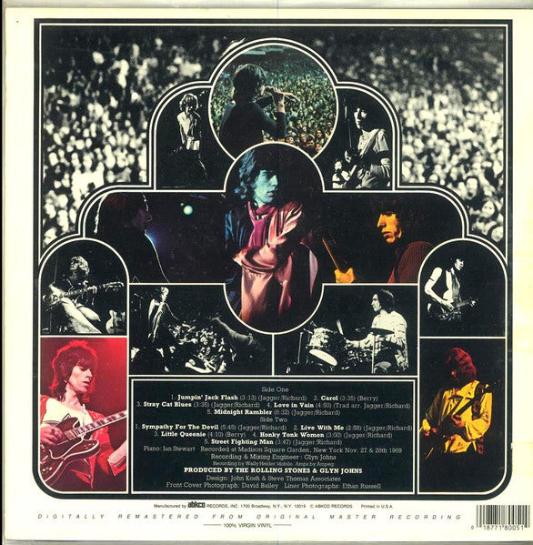 The Rolling Stones - Get Yer Ya Ya's Out (1970) - VG+ LP Record USA Vinyl - Rock & Roll / Pop Rock - Shuga Records