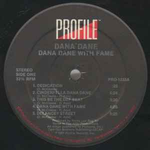 Dana Dane - Dana Dane With Fame - VG LP Record 1987 Profile USA Original Vinyl - Hip Hop - Shuga Records