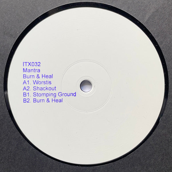 Mantra - Burn & Heal - New 12" Single Record 2024 Ilian Tape Germany Vinyl - Bass Music / Dub / Breakbeat - Shuga Records