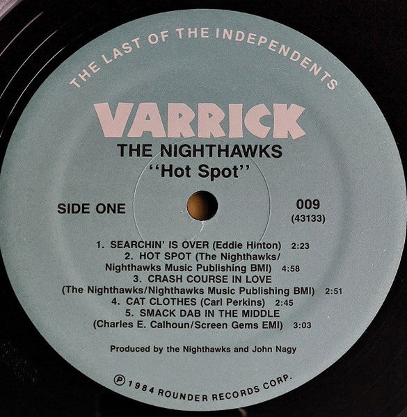 The Nighthawks - Hot Spot - Mint- LP Record 1984 Varrick USA Vinyl - Blues Rock / Blues - Shuga Records