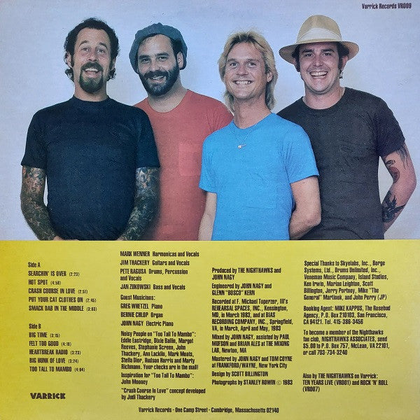 The Nighthawks - Hot Spot - Mint- LP Record 1984 Varrick USA Vinyl - Blues Rock / Blues - Shuga Records