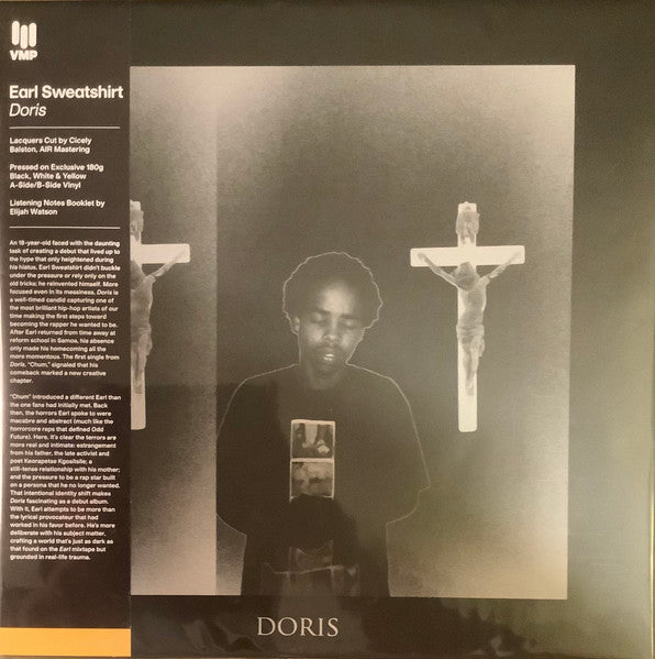 Earl Sweatshirt - Doris (2013) - New LP Record 2024 Columbia Vinyl Me Please 180 gram Black, White & Yellow Vinyl & Booklet - Hardcore Hip Hop - Shuga Records