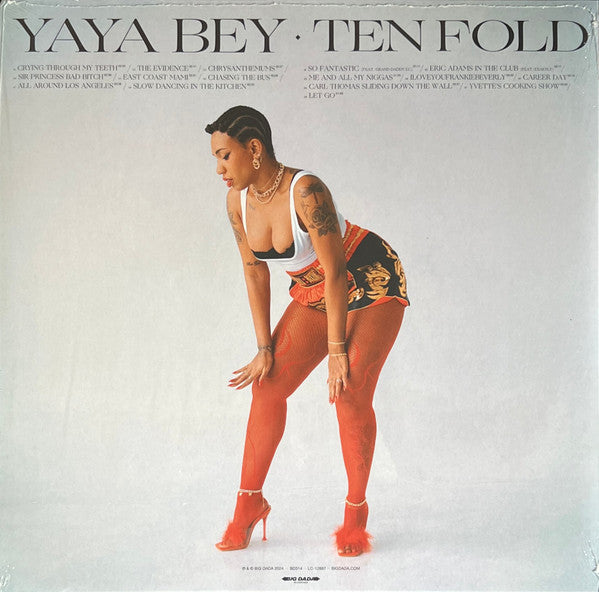 Yaya Bey - Ten Fold - New LP Record 2024 Big Dada Translucent Red Vinyl & Download - Neo-Soul - Shuga Records