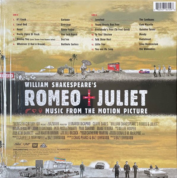 Various - William Shakespeare's Romeo + Juliet (Music From The Motion Picture 1996) - New LP Record 2024 Capitol UMe USA Vinyl - Soundtrack - Shuga Records