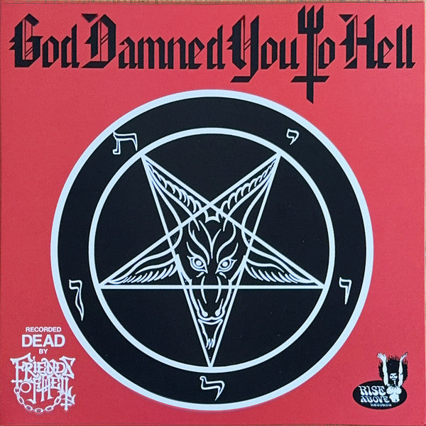 Friends Of Hell - God Damned You To Hell - New LP Record 2024 Rise Above UK Purple Vinyl - Doom Metal