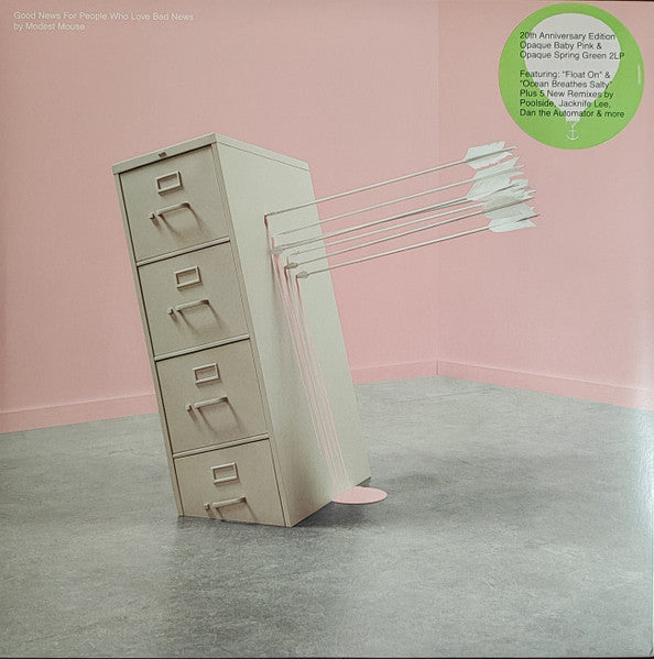 Modest Mouse - Good News For People Who Love Bad News (2004) (Deluxe)- New 2 LP Record 2024 Epic Green & Pink Vinyl - Indie Rock - Shuga Records