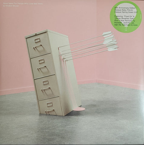 Modest Mouse - Good News For People Who Love Bad News (2004) (Deluxe)- New 2 LP Record 2024 Epic Green & Pink Vinyl - Indie Rock