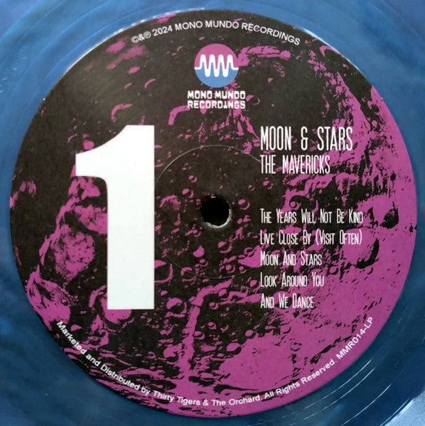 The Mavericks - Moon And Stars - New LP Record 2024 Mono Mundo Galaxy Blue Vinyl - Country - Shuga Records