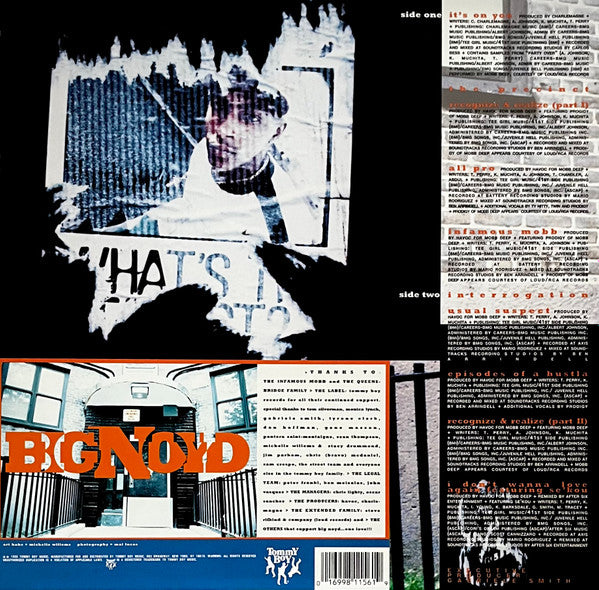 Big Noyd - Episodes Of A Hustla - VG- (lower grade) LP Record 1996 Tommy Boy USA Original Vinyl - Hip Hop - Shuga Records