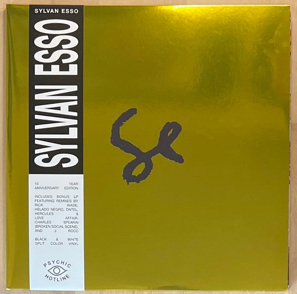 Sylvan Esso - Sylvan Esso (2014) - VG+ 2 LP Record 2024 Psychic Hotline Black & White Split Vinyl - Pop / Indie Pop / Dance-pop