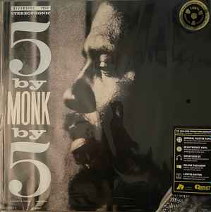 The Thelonious Monk Quintet - 5 By Monk By 5 (1959) - New LP Record 2024 Riverside Analogue 180 gram Vinyl - Hard Bop - Shuga Records
