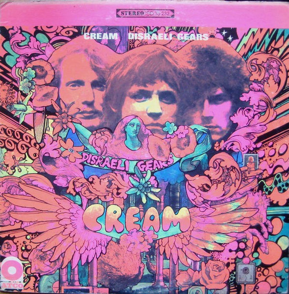 Cream - Disraeli Gears - VG+ 1967 Stereo USA (Original Press!! Purple & Gold Label) - Psychedelic Rock - Shuga Records