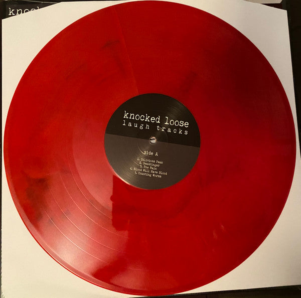 Knocked Loose - Laugh Tracks (2016) - Mint- LP Record 2024 Pure Noise USA Recycled Cherry Vinyl, Insert & Download - Hardcore / Metalcore - Shuga Records
