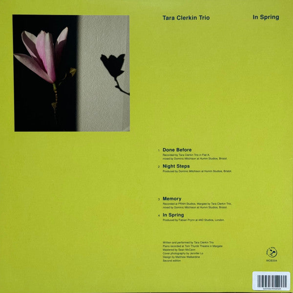 Tara Clerkin Trio - In Spring - New EP Record 2024 WORLD OF ECHO UK Vinyl - Electronic / Downtempo / Pop / Trip Hop / Jazz - Shuga Records