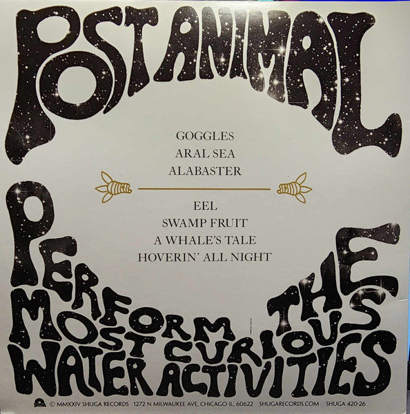 Post Animal - Post Animal Perform the Most Curious Water Activities (2015) - New LP Record 2025 Shuga Records Island Ocean Blue Vinyl & Numbered - Chicago Psychedelic Rock - Shuga Records