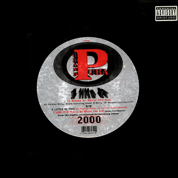Grand Puba - I Like It (I Wanna Be Where You Are) / A Little Of This - Mint- 12" Single Record 1995 Elektra USA Vinyl - Hip Hop / Pop Rap - Shuga Records