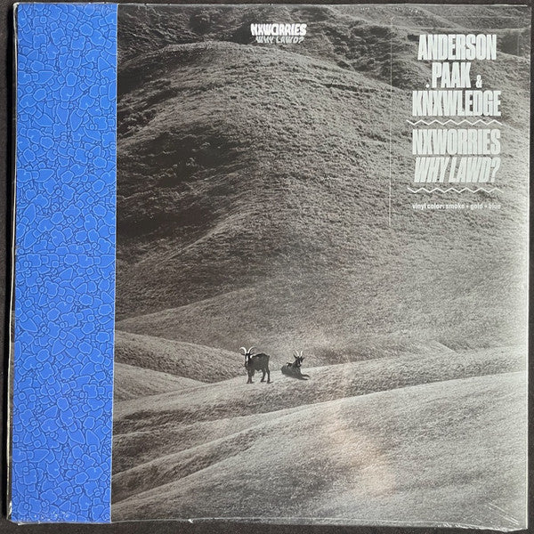 NxWorries - Why Lawd? - Mint- LP Record 2024 Stones Throw Gold Smoke Blue Vinyl - Hip Hop / Soul