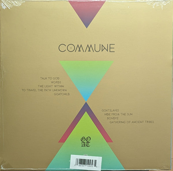 Goat - Commune (2014) - New LP Record 2024 Sub Pop Bloodshot Clear Vinyl - Psychedelic Rock / Experimental - Shuga Records