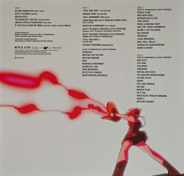 Anamanaguchi And Joseph Trapanese - Scott Pilgrim Takes Off - From The Netflix Series - New 2 LP Record 2024 Lakeshore Black and White Vinyl & Playbill Booklet - Soundtrack - Shuga Records