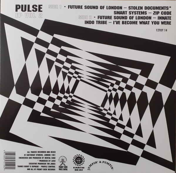 Future Sound Of London / Smart Systems / Indo Tribe – Pulse Two (1991) - New EP Record 2024 Jumpin' & Pumpin Vinyl - Techno - Shuga Records