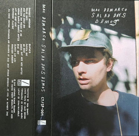Mac DeMarco - Salad Days Demos - New Cassette 2024 Captured Tracks Clear Tape - Indie Rock