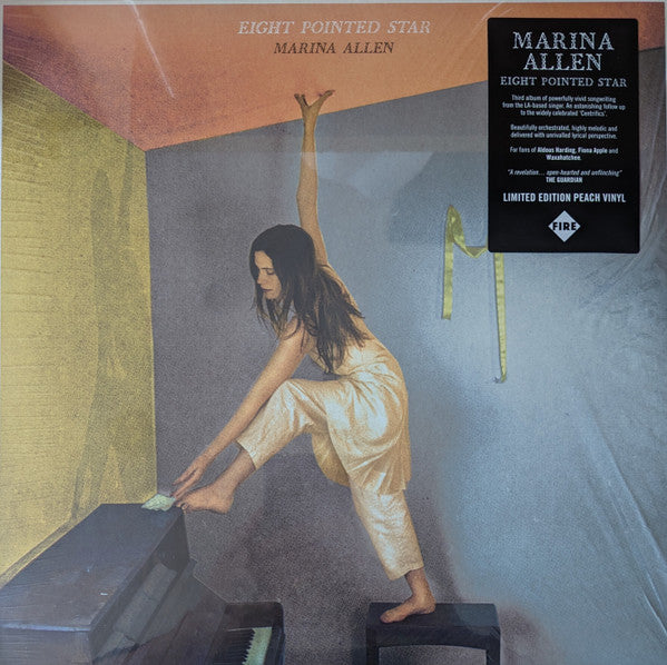 Marina Allen - Eight Pointed Star - New LP Record 2024 Fire UK Peach Vinyl & Download - Pop / Folk / Psychedelic - Shuga Records