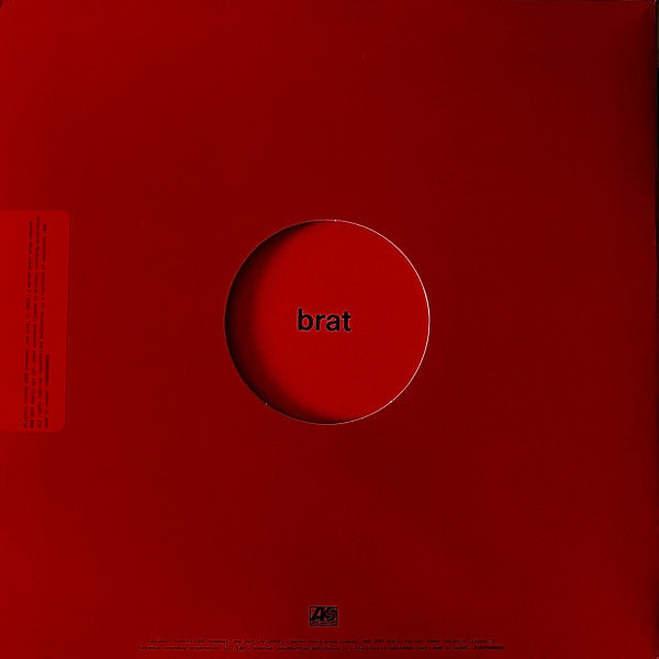 Charli XCX - Brat - Mint- LP Record 2024 Atlantic Red Picture Disc Vinyl, Booklet & 3 Page Carbon Copy Insert - Pop / HyperPop / Dance-pop