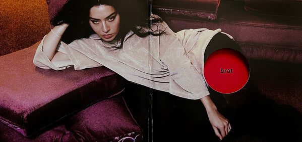 Charli XCX - Brat - Mint- LP Record 2024 Atlantic Red Picture Disc Vinyl, Booklet & 3 Page Carbon Copy Insert - Pop / HyperPop / Dance-pop