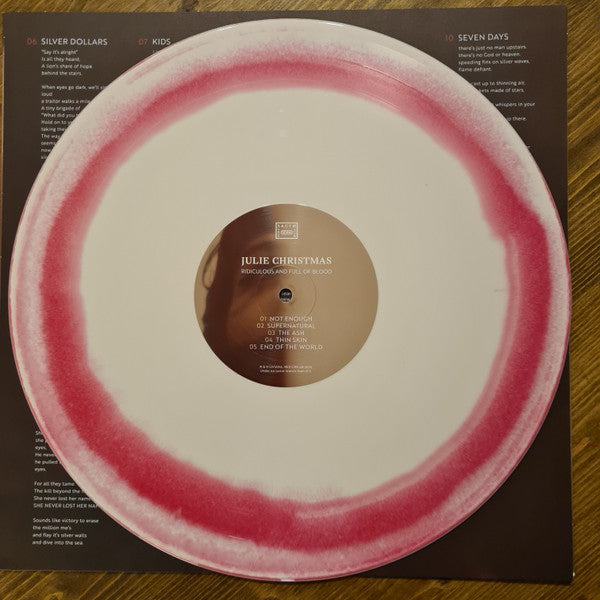 Julie Christmas - Ridiculous And Full Of Blood - New LP Record 2024 Siviana Red Creek Bone / Red Vinyl & Posters - Sludge Metal / Post-Metal - Shuga Records
