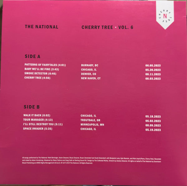The National - Cherry Tree Vol. 6 - Mint- LP Record 2024 Cherry Tree Eco-Mix Vinyl - Indie Rock / Pop Rock - Shuga Records