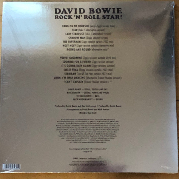 David Bowie - Rock 'N' Roll Star! - New LP Record 2024 Parlophone Vinyl & Foil Cover - Pop Rock / Glam - Shuga Records