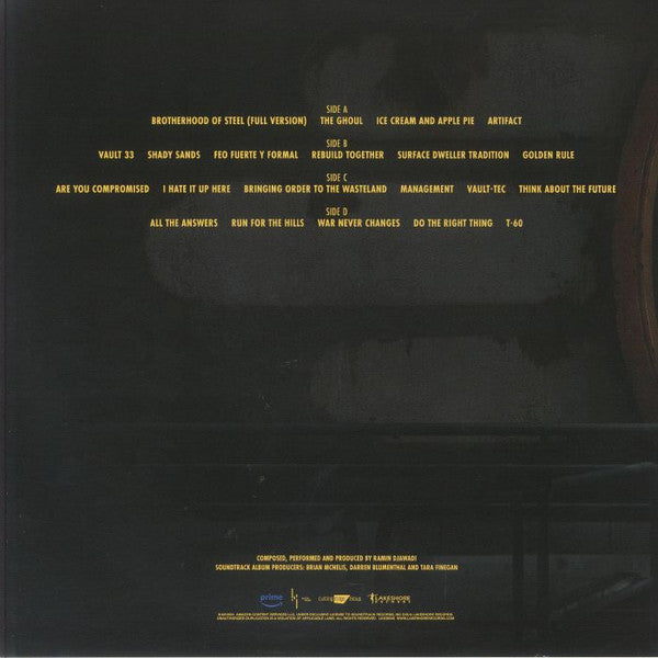 Ramin Djawadi - Fallout (Original Amazon Series) - Mint- 2 LP Record 2024 Lakeshore Yellow & Blue Vinyl - Soundtrack / Score - Shuga Records