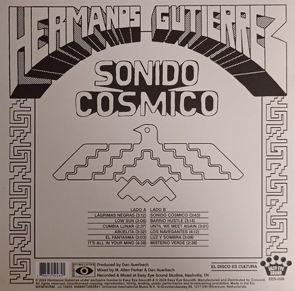 Hermanos Gutiérrez - Sonido Cósmico - New LP Record 2025 Easy Eye Sound Europe Vinyl - Rock / Psychedelic / Latin - Shuga Records