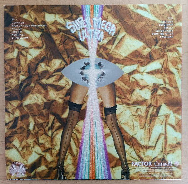 Wine Lips - Super Mega Ultra - New LP Record 2024 Reverberation Appreciation Levitation Splatter Vinyl - Garage Rock - Shuga Records