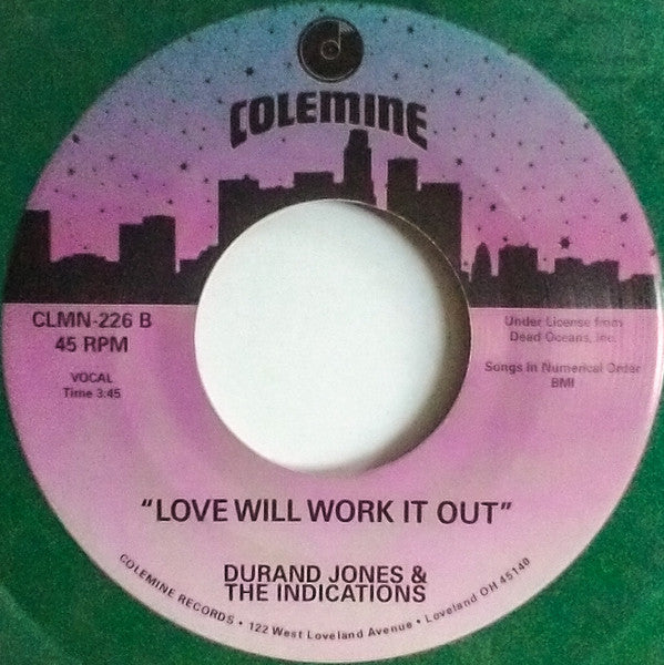 Durand Jones & The Indications - Witchoo - New 7" Single Record 2024 Colemine Blue Green Vinyl - Soul / Boogie / Disco - Shuga Records